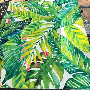 Tropical print tapestry